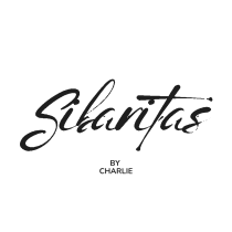 Black White Minimalist Handwritten Typographic Milk Restaurant Logo